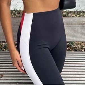 Stylish Biker Shorts, Noli Yoga, Red, white and black, NWT